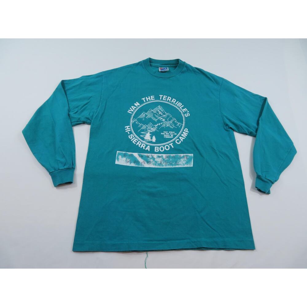 Ivan The Terrible Boot Camp Shirt, Long Sleeve Sz L Vintage